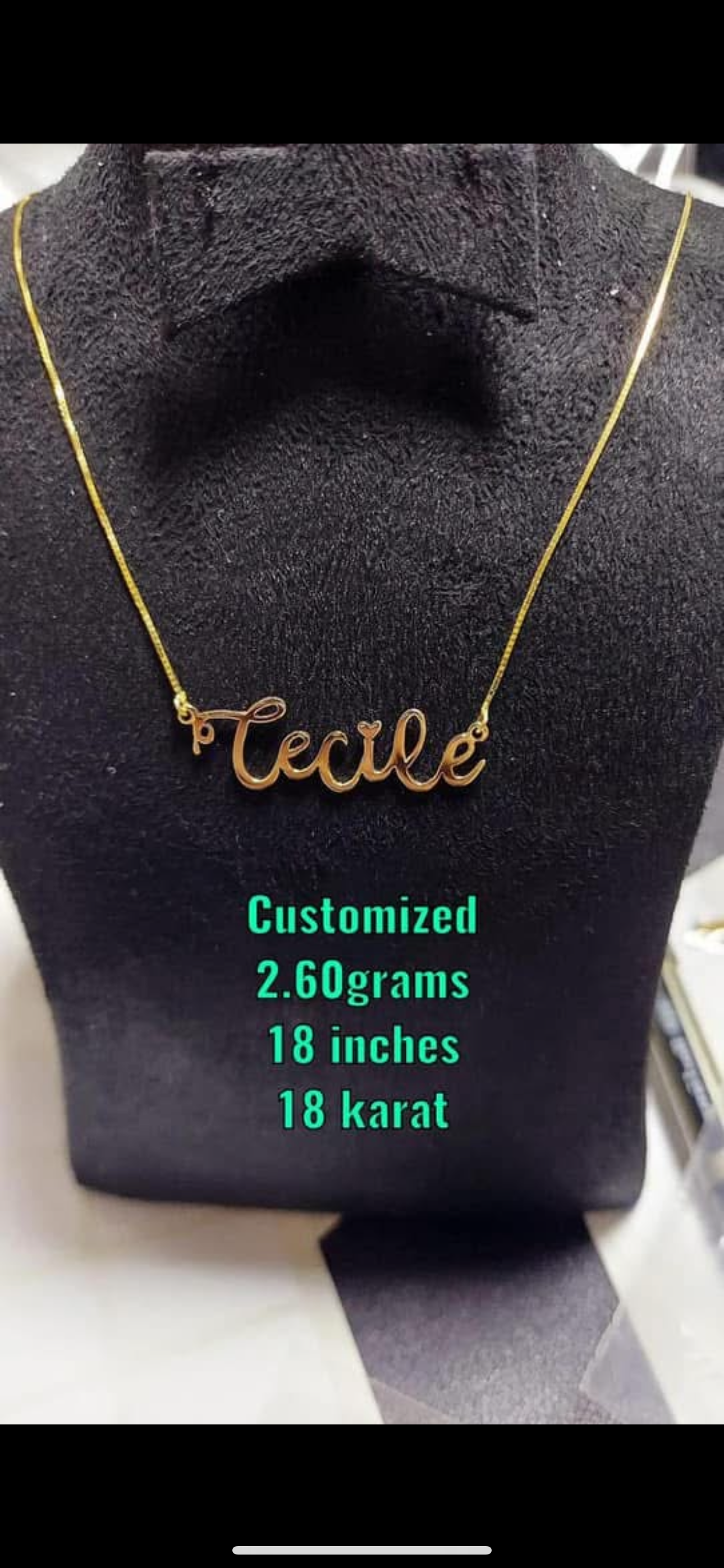 Customised Name Jewellery