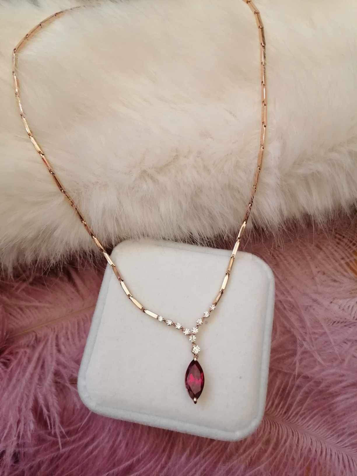 Pink Tourmaline Necklace