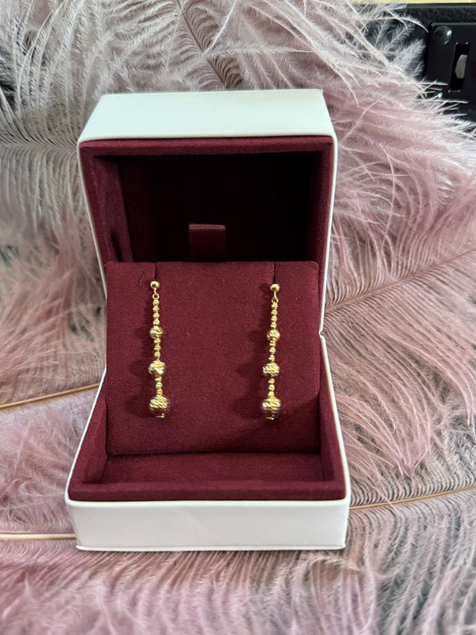 Mirror Ball Dangling Earrings