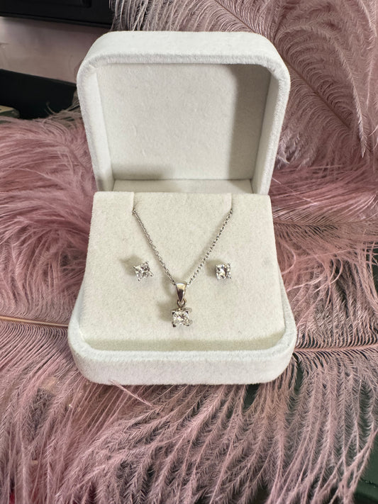 Diamond Princess Cut Set