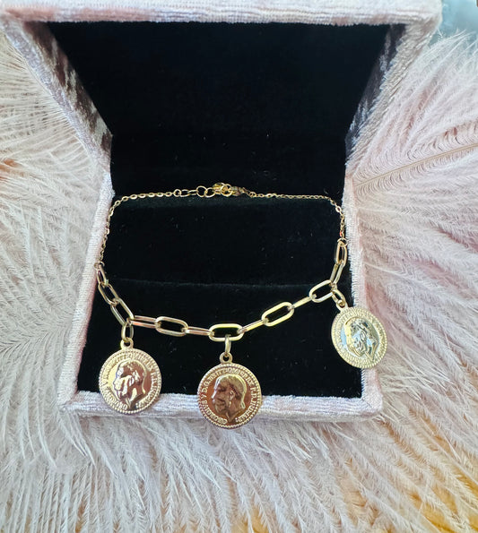 Coin Bracelet