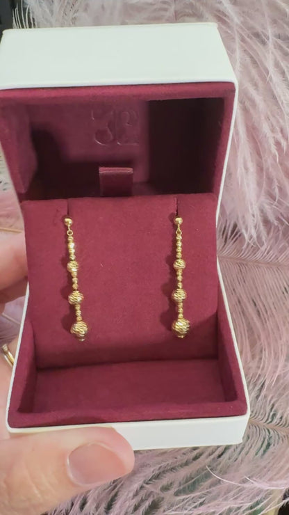 Mirror Ball Dangling Earrings